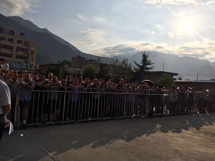 2017年8月份高技工、中技工的考試現(xiàn)場