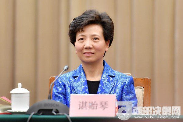 全國人大代表、貴州省委副書記、省長諶貽琴發(fā)言