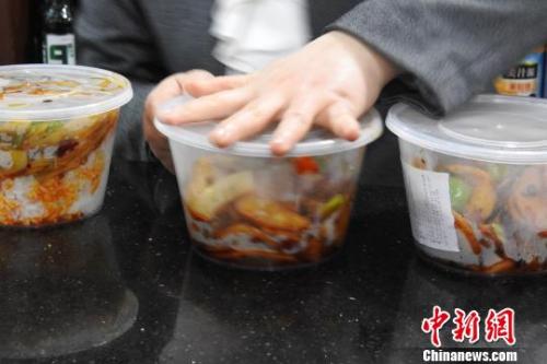 包裝外賣。受訪者供圖